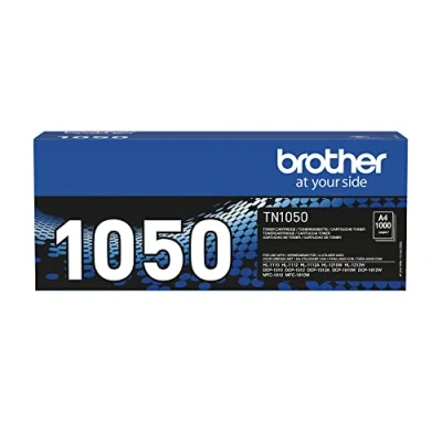 Image of Brother TN 1050 Toner Cartridge, Black, Single Pack, Standard Yield, Includes 1 x Genuine Supplies