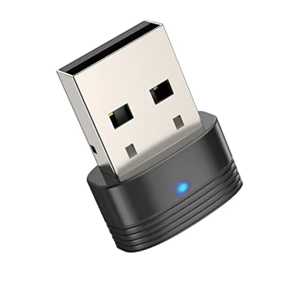 Image of CGZZ Bluetooth 5.0 Adapter, Adapter PC, Dongle, for PC Desktop Laptop, Supports Windows 10/8.1/8/7, Linux, Plug and Play, Low Latency Wireless Transfer