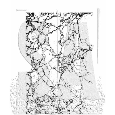 Image of Stampers Anonymous Tim Holtz Shattered Cling Stamps CMS466