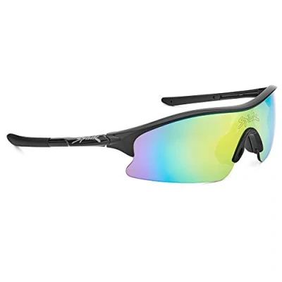Image of Spiuk, Frisbee Children&#039;s Glasses Unisex Adult, Black, One Size