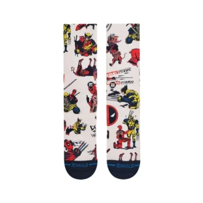 Image of Stance Crew Socks Deadpool x Wolverine, Canvas, Medium
