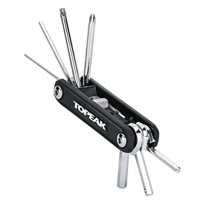 Image of Topeak x Tool+, 11 Function Folding Tool, W/O Bag, Black Color, 3.7&quot;