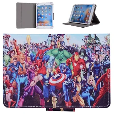 Image of kids Case for Samsung Galaxy Tab E 9.6&quot; inch (SM T560 / T561 T565), Stand up Case/children Protective Tablet cover (Marvel Avengers Union)