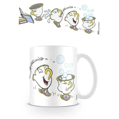 Image of Pyramid International Beauty and the Beast (Chip Playtime) Official Boxed Ceramic Coffee/Tea Mug, Paper, Multi Colour, 11 x 1.3 cm
