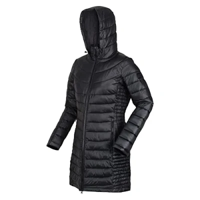Image of Regatta Water repellent Women&#039;s Black Quilted Andel Iii Lightweight Jacket, Size: 16
