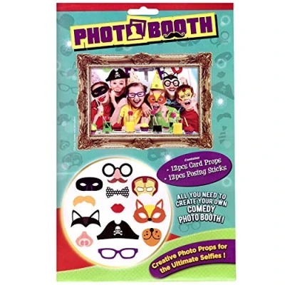 Image of PMS 12PC PHOTO BOOTH SELFIE PROPS KIDS PARTY