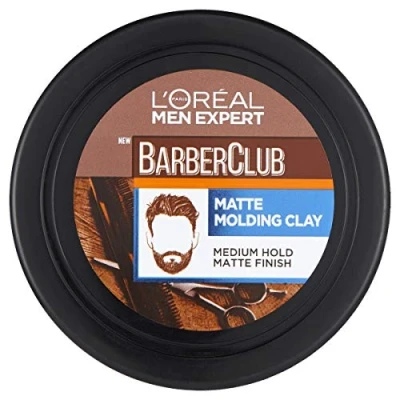 Image of L&#039;Oreal Paris Men Expert Matt Clay Barber Club, Matte Molding Hair Styling, 75 ml