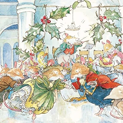 Image of Brambly Hedge The Winter Ball Box of 8 Christmas Cards