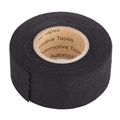 Image of Car Wiring Harness Tape, Akozon Automotive Cloth MultiPurpose Self Adhesive Anti Squeak Rattle Felt Tape(9mm*15m)