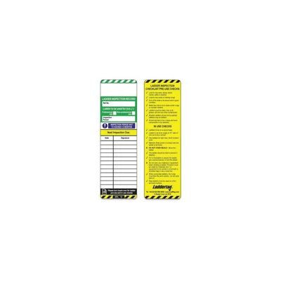 Image of Sitesafe Laddertag Inserts, Pack of 10