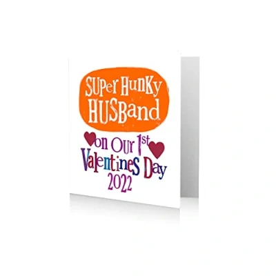 Image of 1st Valentine&#039;s Card For Husband, Husband Cards, First Valentine Valentines Day Cards