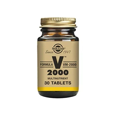 Image of Solgar Formula VM 2000, 30 Tablets Multivitamin Daily Wellbeing and Immunity Rich in Antioxidants Vegan, Gluten Free Kosher