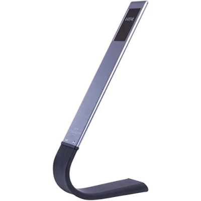 Image of Luxe Cordless Eye Friendly LED Desk Lamp, USB Rechargeable, Up to 40 Hours of Continuous Light, Touch Control, 6 Brightness Levels, 3 Light Modes, 360 Adjustable Modern Design, Portable (Space Gray)