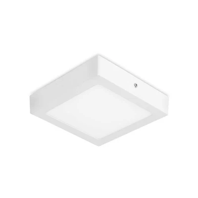 Image of Easy Integrated LED Square Surface Mounted Downlight Matt White Cool