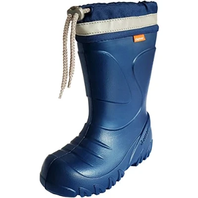 Image of Demar Mammoth Toddler Wellington Boots 6.5/7.5 UK Child (Label: 24/25) Blue
