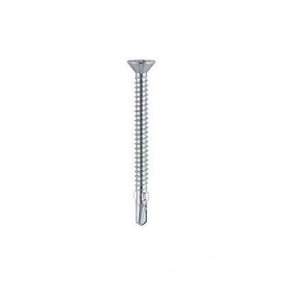Image of TIMco LW65B BZP Wing Tip No.3 Self Drilling Screw 5.5 x 65 Zinc (Bag of 120)