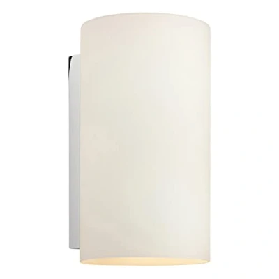 Image of Cyl Indoor Wall 2 Light White Glass, E27