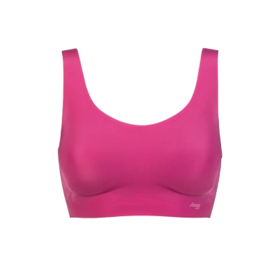 Image of Women&#039;s Sloggi Zero Feel Seamfree Bralette Top with Removable Pads Wine L