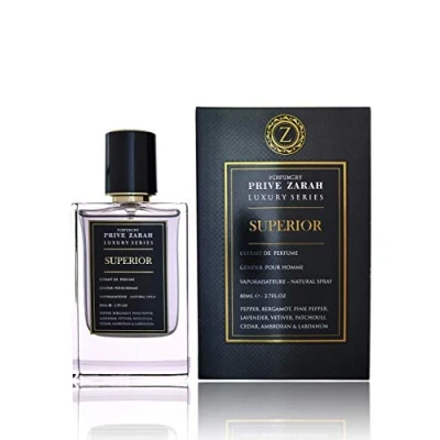 Image of Superior Privezarah Men&#039;s Eau de Parfum Fragrance for him 80ml PARIS CORNER PERFUMES