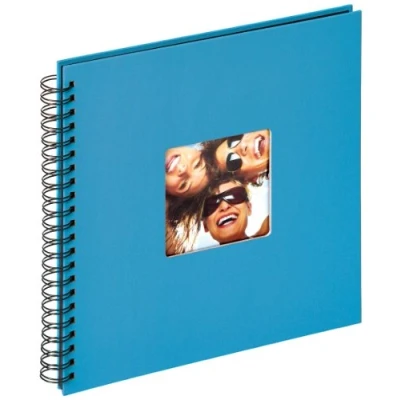 Image of walther Design Photo Album Ocean Blue 30 x cm Spiral with Cover Punching, Fun SA 110 U