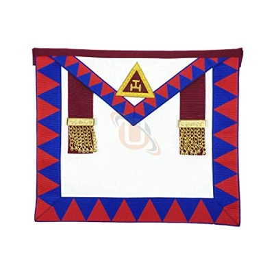 Image of Masonic Regalia Royal Arch Principals Apron Lambskin Real Leather MA010L