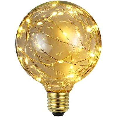Image of Tianfan Led Bulb Vintage Light RGB Firework Edison G95 3W 220/240V E27 Decorative (Twinkle Star)