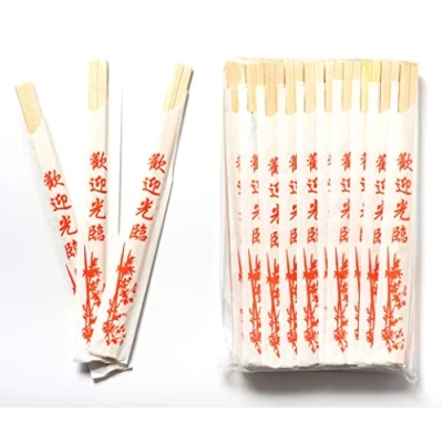 Image of Disposable Wooden Chopsticks (Pack 100) great for parties, bbqs, picnics and events