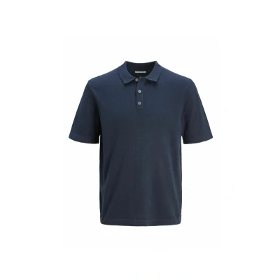 Image of Jack &amp; Jones Jjeemil Polo shirt, Men&#039;s, Size: Large, Navy blazer