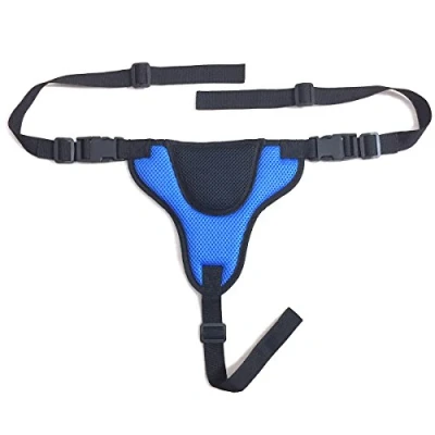 Image of ZARPMA Baby Safety Belt with Protective Pad 3 Point Harness for Children and Infants Strap Compatible IKEA Antilop High Chair (Blue)