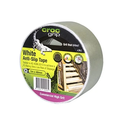 Image of CROC grip Commercial High Grit White Anti Slip Tape 48mm x 5m