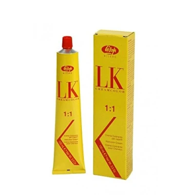 Image of Lisap LK Cold Mineral Cream hair color dye Coloration 100ml color: # 5/18
