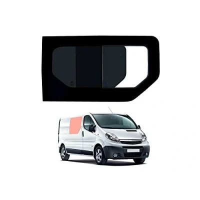 Image of Van Demon Right Hand Dark Tint Opening Window Glass for Side Panel Opposite Sliding Door VY1814