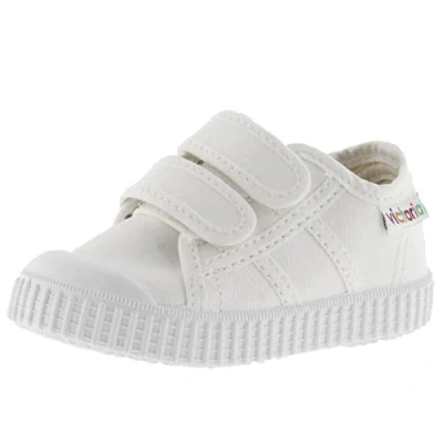 Image of victoria 1915 Unisex Canvas Low Tennis &amp; Straps Reinforced Toe 136606 for Kids Blanco 23