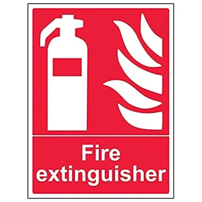 Image of V Safety Eco Friendly Fire Equipment Extinguisher 150 X 200mm