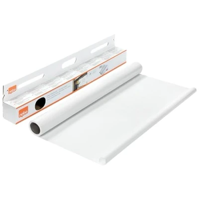 Image of Nobo Whiteboard Sheets Stick Anywhere for an Instant, Removable Dry Wipe Surface, 800 x 600 mm, Pack of 25, White, Instant Electrostatic Sheets, 1905156