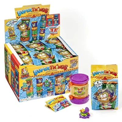 Image of SUPERTHINGS RIVALS of KABOOM Secret Spies Display 12 Hideouts (PST6D812IN00) with Figures Included, Complete Collection