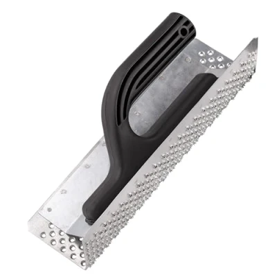 Image of MIVOS Sanding Board Square Rasp for Styrofoam Grating with Galvanised Sheet Steel Coating 260 mm Leveling Grinder Hand Made in the EU