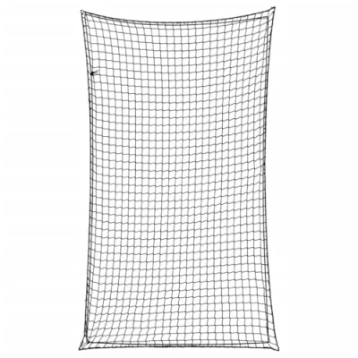 Image of vidaXL Trailer Net with Elastic Rope Black PP Cargo for Trucks, Trailers, SUVs, Roof Racks 6x3.5m, Band, UV Resistant, Weatherproof