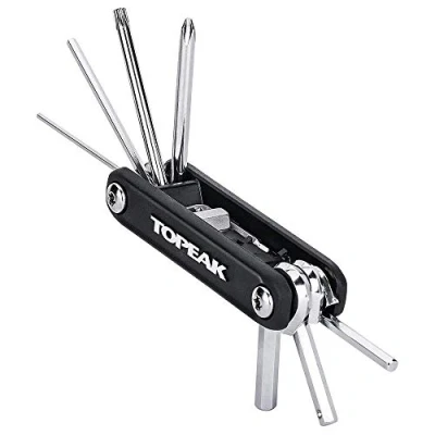 Image of Topeak X Tool + Multi Funktions 11 Funktionen Werkzeug Kompakt Mini Werkstatt Reparieren, 1540005, Farbe Schwarz