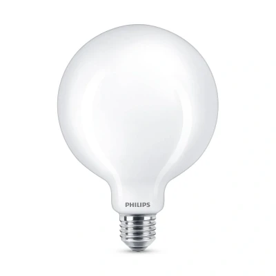 Image of Philips Classic LED bulb E27 G120 7W 2,700K opal