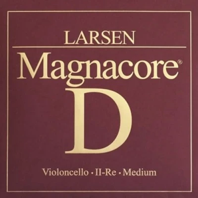 Image of Larsen cello strings Magnacore D steel medium