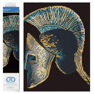 Image of Diamond Dotz Painting Kit: Spartan Symbol, Assorted, 41 x 44cm