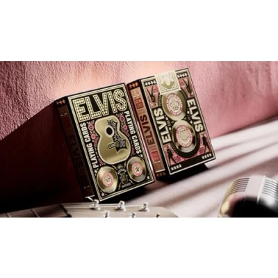 Image of Murphy&#039;s Magic Supplies, Inc. Elvis Playing Cards by theory11, Pink