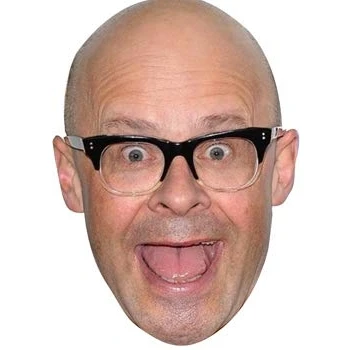 Image of FoxyPrinting Harry Hill Celebrity Cardboard Party Face Mask Fancy Dress