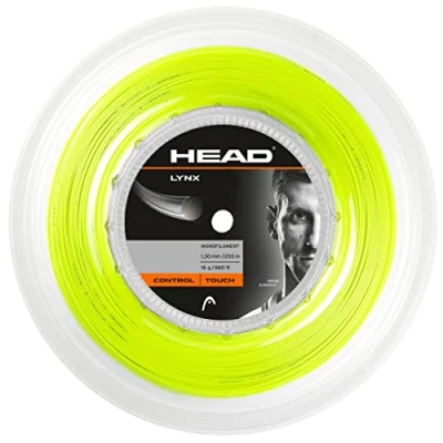 Image of HEAD Unisex_Adult Lynx Rolle Tennis String, Green, 17