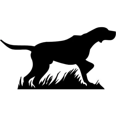 Image of LightningSigns Pointer Dog Car Van 4x4 Window Stickers Decals #2