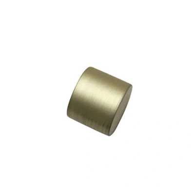 Image of Gardinia Piece, 2 x end Cap, Metal, Champagne, for Curtain Technology, Diameter, Ø 19 mm