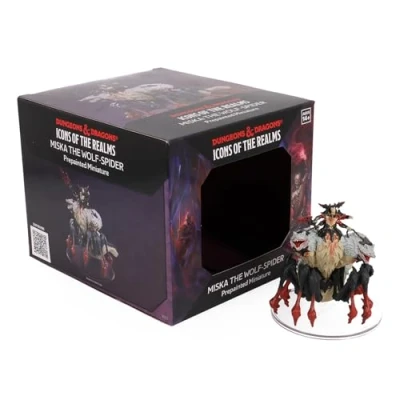 Image of D&amp;D Icons of the Realms miniatures prépeintes Miska Wolf Spider