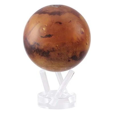 Image of MOVA Globe Mars 4.5&quot; with Base, Solar Powered Rotating No Need of Battery or Chord, Unique Gift and Decoration