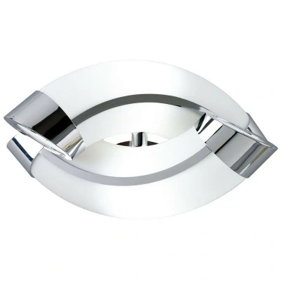 Image of Guss Wall Lamp E27 2 Light E27, Polished Chrome